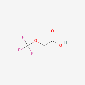 molecular formula C3H3F3O3 B569983 2-(三氟甲氧基)乙酸 CAS No. 69105-00-6