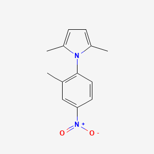 molecular formula C13H14N2O2 B5699923 2,5-dimethyl-1-(2-methyl-4-nitrophenyl)-1H-pyrrole 