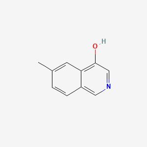 molecular formula C10H9NO B570005 6-Methylisoquinolin-4-ol CAS No. 1511622-59-5