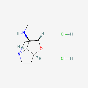 molecular formula C8H16Cl2N2O B570020 Loline dihydrochloride CAS No. 25161-92-6