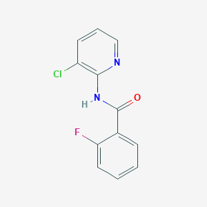 molecular formula C12H8ClFN2O B5700218 N-(3-chloro-2-pyridinyl)-2-fluorobenzamide 