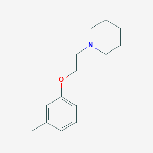 1-[2-(3-methylphenoxy)ethyl]piperidine