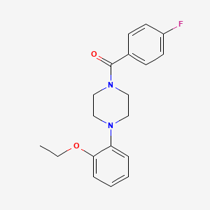 1-(2-ethoxyphenyl)-4-(4-fluorobenzoyl)piperazine
