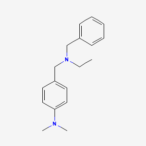 molecular formula C18H24N2 B5700446 4-{[benzyl(ethyl)amino]methyl}-N,N-dimethylaniline 