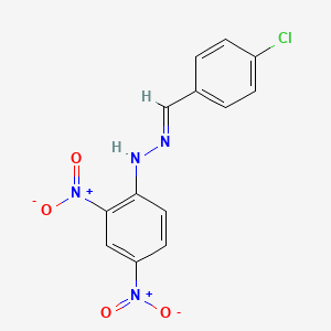 molecular formula C13H9ClN4O4 B5700463 4-chlorobenzaldehyde (2,4-dinitrophenyl)hydrazone CAS No. 1773-47-3