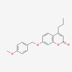 7-[(4-methoxybenzyl)oxy]-4-propyl-2H-chromen-2-one