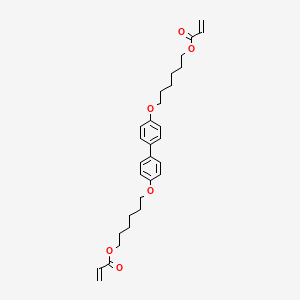 molecular formula C30H38O6 B570051 4,4'-双[6-(丙烯酰氧基)己氧基]联苯 CAS No. 125337-31-7
