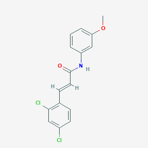 molecular formula C16H13Cl2NO2 B5700519 3-(2,4-dichlorophenyl)-N-(3-methoxyphenyl)acrylamide 