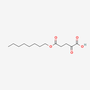 molecular formula C13H22O5 B570053 5-辛基-α-酮戊二酸 CAS No. 1616344-00-3