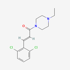 1-[3-(2,6-dichlorophenyl)acryloyl]-4-ethylpiperazine