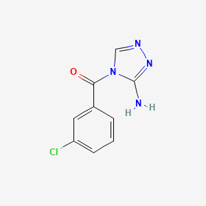 4-(3-chlorobenzoyl)-4H-1,2,4-triazol-3-amine