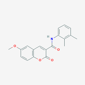 molecular formula C19H17NO4 B5700640 N-(2,3-dimethylphenyl)-6-methoxy-2-oxo-2H-chromene-3-carboxamide 