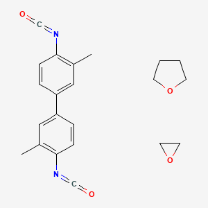 B570066 Furan, tetrahydro-, polymer with 4,4'-diisocyanato-3,3'-dimethyl-1,1'-biphenyl and oxirane CAS No. 121028-80-6