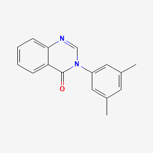 molecular formula C16H14N2O B5700719 3-(3,5-二甲基苯基)-4(3H)-喹唑啉酮 