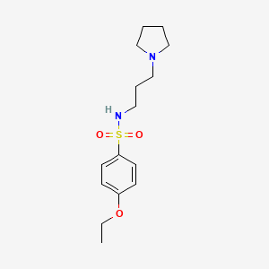 4-ethoxy-N-[3-(1-pyrrolidinyl)propyl]benzenesulfonamide