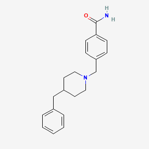 4-[(4-benzyl-1-piperidinyl)methyl]benzamide