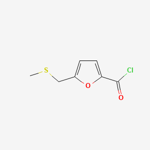 B570079 5-[(Methylsulfanyl)methyl]furan-2-carbonyl chloride CAS No. 117920-28-2