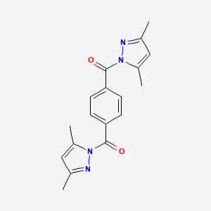 1,1'-(1,4-phenylenedicarbonyl)bis(3,5-dimethyl-1H-pyrazole)