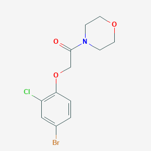 4-[(4-bromo-2-chlorophenoxy)acetyl]morpholine