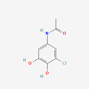 B570081 N-(3-Chloro-4,5-dihydroxyphenyl)acetamide CAS No. 115570-40-6
