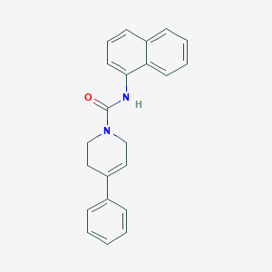 molecular formula C22H20N2O B5700829 N-1-naphthyl-4-phenyl-3,6-dihydro-1(2H)-pyridinecarboxamide 