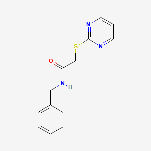 N-benzyl-2-(2-pyrimidinylthio)acetamide