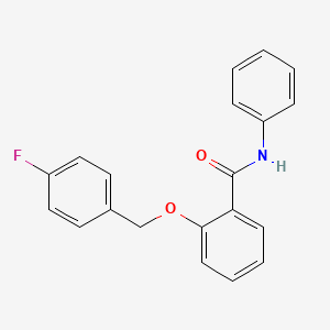 2-[(4-fluorobenzyl)oxy]-N-phenylbenzamide