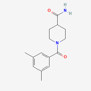 1-(3,5-dimethylbenzoyl)-4-piperidinecarboxamide