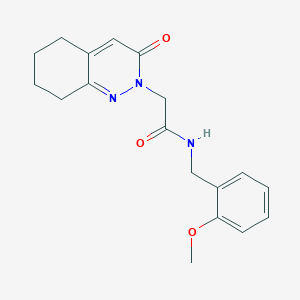 N-(2-methoxybenzyl)-2-(3-oxo-5,6,7,8-tetrahydro-2(3H)-cinnolinyl)acetamide