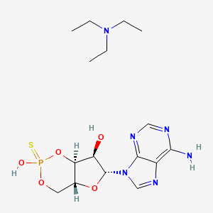 molecular formula C10H11N5O5PS · C6H16N B570093 Rp-cAMPS 三乙胺盐 CAS No. 151837-09-1
