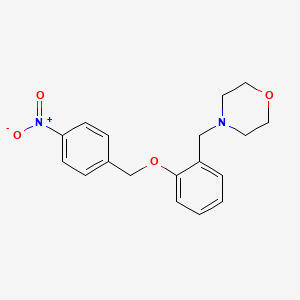 4-{2-[(4-nitrobenzyl)oxy]benzyl}morpholine