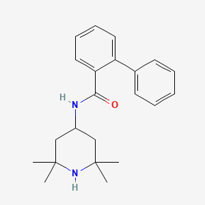 N-(2,2,6,6-tetramethyl-4-piperidinyl)-2-biphenylcarboxamide