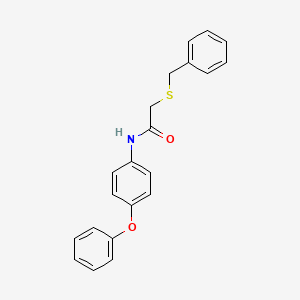 2-(benzylthio)-N-(4-phenoxyphenyl)acetamide