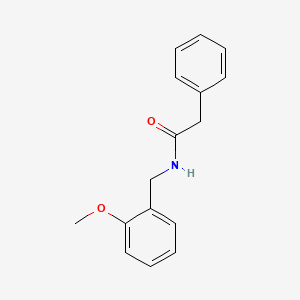 molecular formula C16H17NO2 B5701053 N-(2-methoxybenzyl)-2-phenylacetamide 