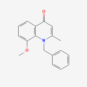 molecular formula C18H17NO2 B5701064 1-benzyl-8-methoxy-2-methyl-4(1H)-quinolinone 