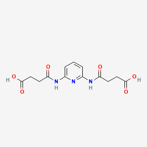 molecular formula C13H15N3O6 B5701115 4,4'-(2,6-pyridinediyldiimino)bis(4-oxobutanoic acid) 