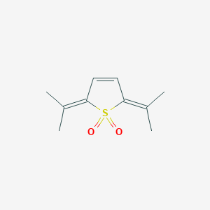 molecular formula C10H14O2S B5701159 2,5-bis(1-methylethylidene)-2,5-dihydrothiophene 1,1-dioxide CAS No. 17113-41-6