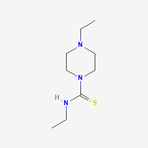 molecular formula C9H19N3S B5701162 N,4-diethyl-1-piperazinecarbothioamide 