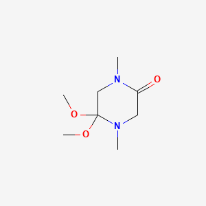 B570123 5,5-Dimethoxy-1,4-dimethylpiperazin-2-one CAS No. 111886-77-2