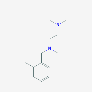 molecular formula C15H26N2 B5701261 N,N-diethyl-N'-methyl-N'-(2-methylbenzyl)-1,2-ethanediamine 