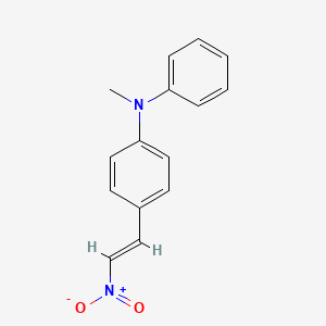 molecular formula C15H14N2O2 B5701291 N-methyl-4-(2-nitrovinyl)-N-phenylaniline 