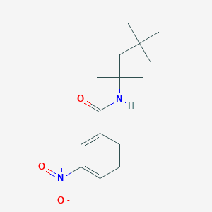 molecular formula C15H22N2O3 B5701331 3-nitro-N-(1,1,3,3-tetramethylbutyl)benzamide 