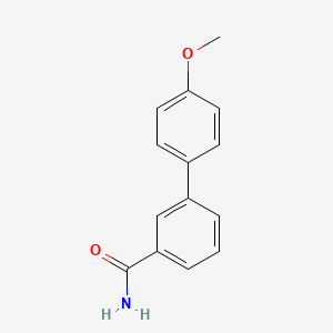 molecular formula C14H13NO2 B5701344 4'-methoxy-3-biphenylcarboxamide 