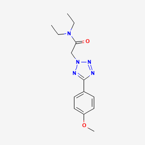 molecular formula C14H19N5O2 B5701439 N,N-diethyl-2-[5-(4-methoxyphenyl)-2H-tetrazol-2-yl]acetamide 