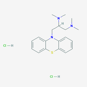 N-(2-((4-Bromophenyl)(phenyl)methoxy)ethyl)-N-methylmethanediamine dihydrochloride