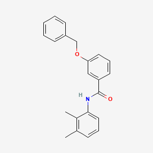 molecular formula C22H21NO2 B5701552 3-(benzyloxy)-N-(2,3-dimethylphenyl)benzamide 