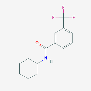 molecular formula C14H16F3NO B5701576 N-环己基-3-(三氟甲基)苯甲酰胺 
