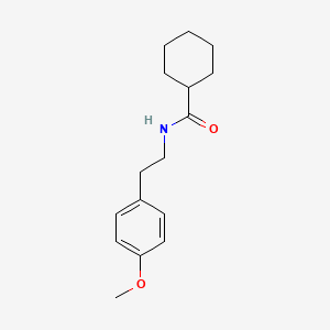molecular formula C16H23NO2 B5701700 N-[2-(4-methoxyphenyl)ethyl]cyclohexanecarboxamide 
