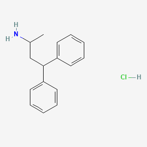 molecular formula C16H20ClN B570171 1-甲基-3,3-二苯基丙胺盐酸盐 CAS No. 53936-47-3