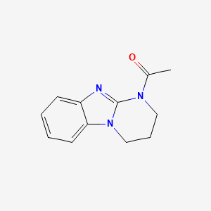 molecular formula C12H13N3O B5701841 1-acetyl-1,2,3,4-tetrahydropyrimido[1,2-a]benzimidazole 